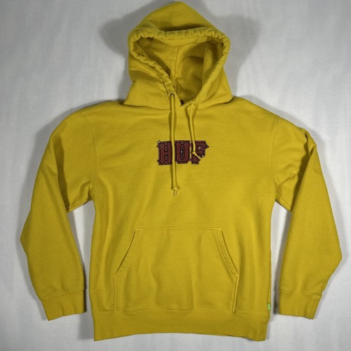 Huf amazing hoodie yellow - huf,