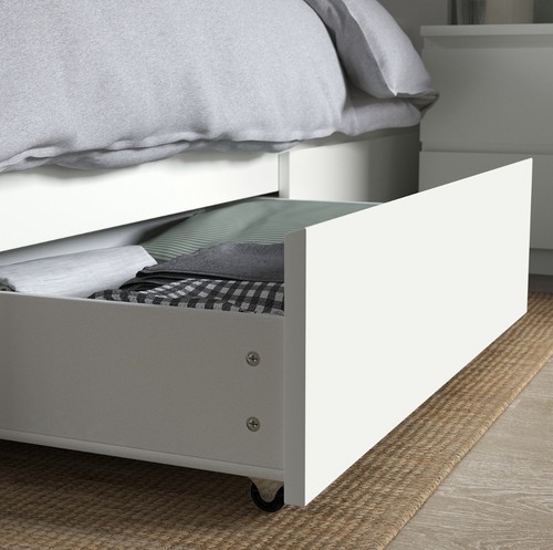 Ikea malm white under bed - ikea,