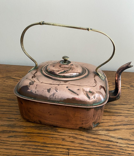 Antique 19th unusual square - c,