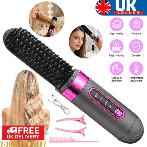 Hair straightener brush - hair,