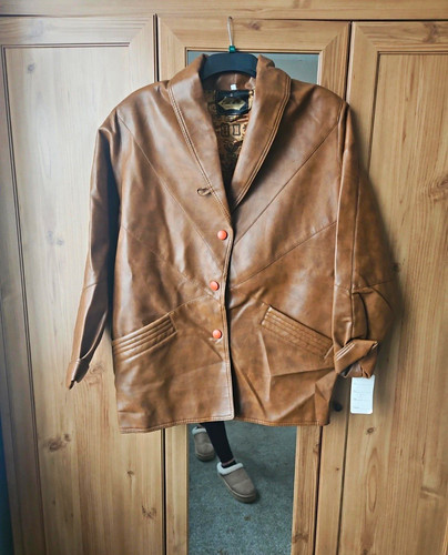 Vintage 80s oversized brown - 80s,