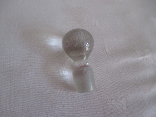 Solid glass bottle stopper - solid,