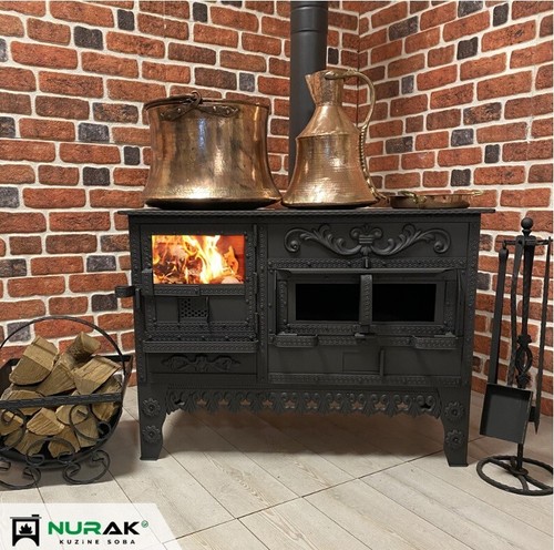 Wood burning stove - stove, with