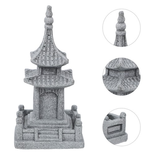 Outdoor grey miniature - grey, pagoda