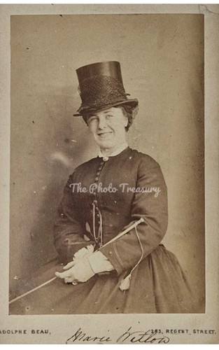 Cdv actress marie - cdv, in