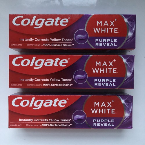 Colgate max white - colgate, purple