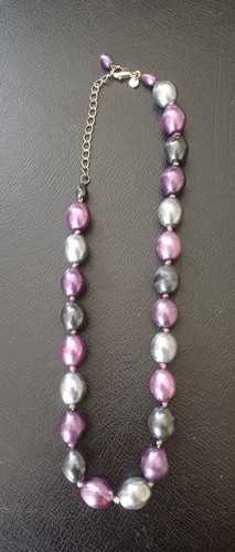 Costume jewelry purple - jewelry, grey