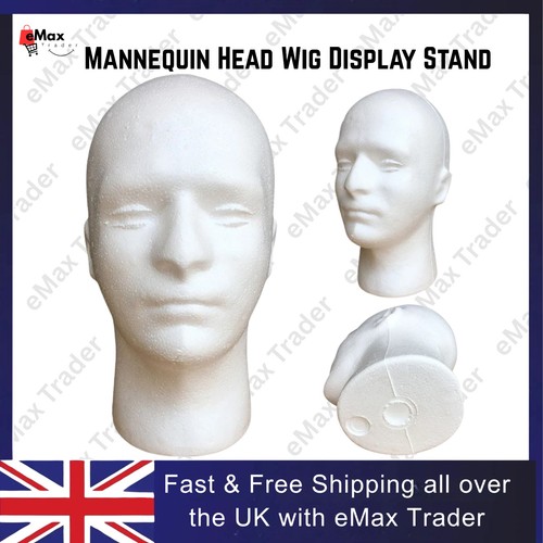 Foam mannequin head male - head,
