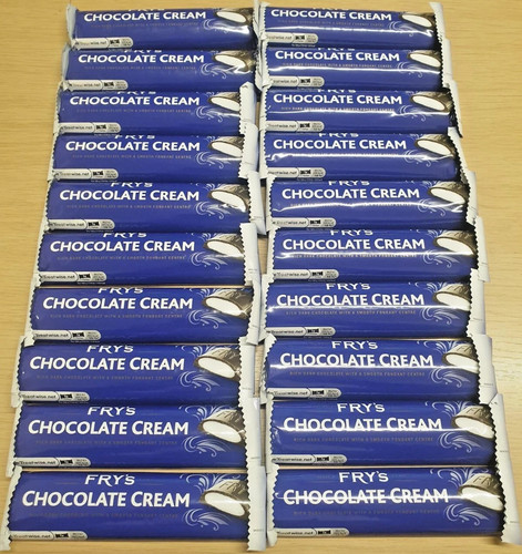 Frys chocolate cream bars - frys,