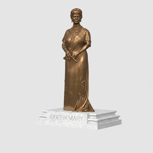 Queen mary royal statue - queen,