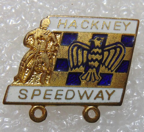 1970 hackney speedway - hackney, enamel