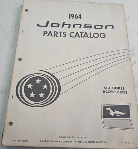 1964 vintage johnson seahorse - 1964,