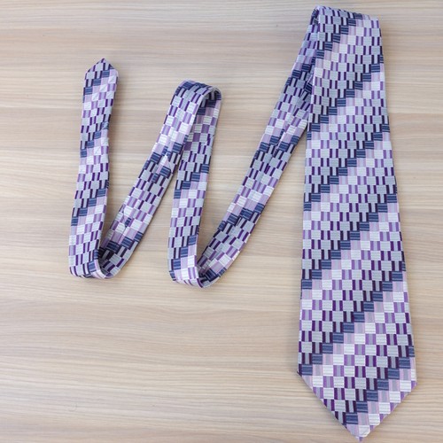 Designer neck tie - tie, purple
