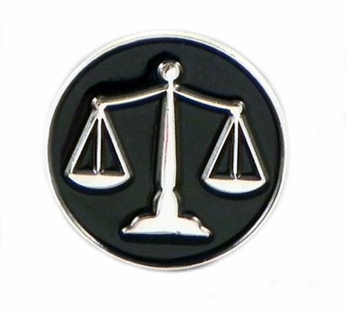 Scales justice metal - scales, enamel