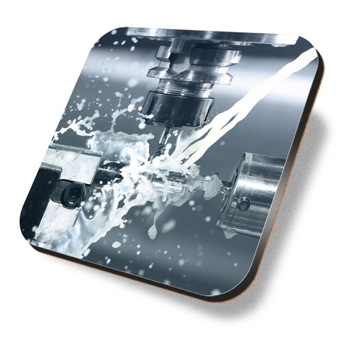 Square mdf coaster cnc metal - cnc,