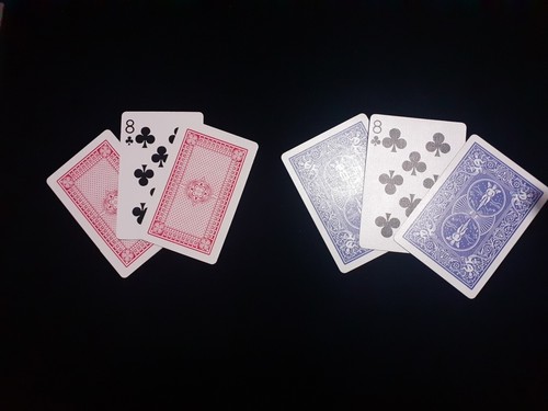 Visual card magic - , trick