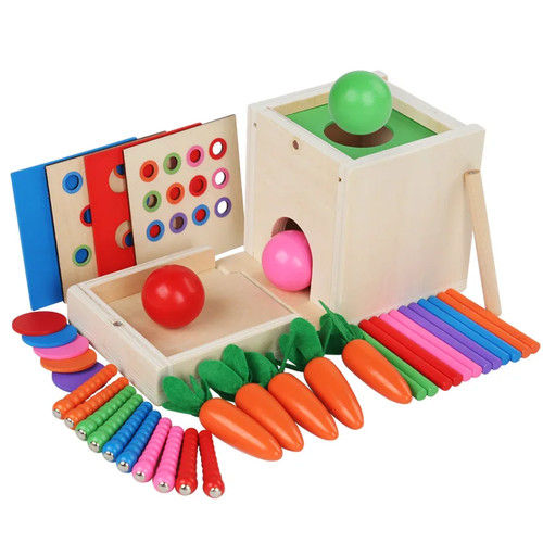 6in1 wooden educational - 6in1,