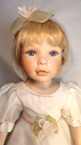 Porcelain doll angel - doll, (35)