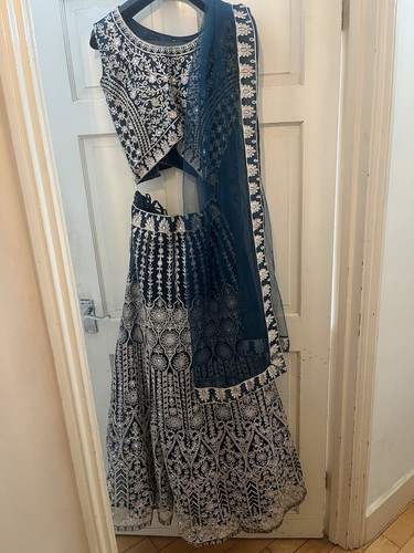 Asian green party lengha - asian,