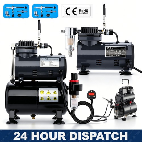 Airbrush kit compressor with - airbrush,