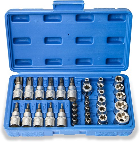34pcs female torx socket - female, set