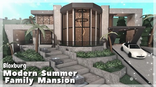 Modern summer mansion - summer,