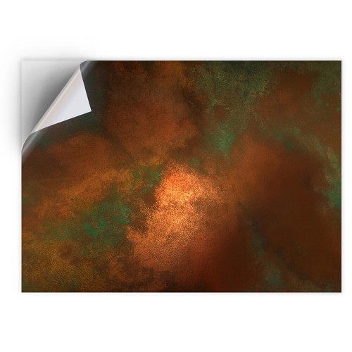Vinyl sticker copper patina - 1x,