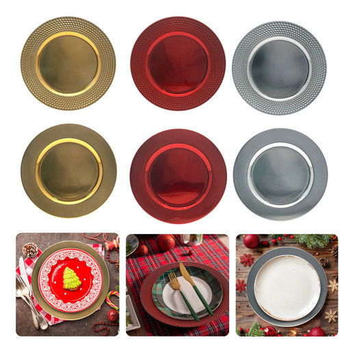 Christmas dinner charger - christmas,