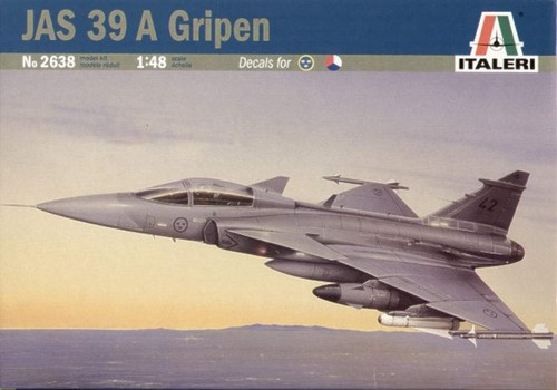 Italeri 2638 saab jas 39a - 2638, 1:48