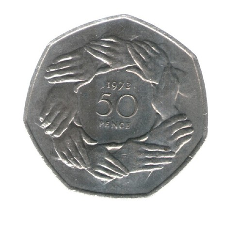 1973 50p 50 pence - 1973, uk