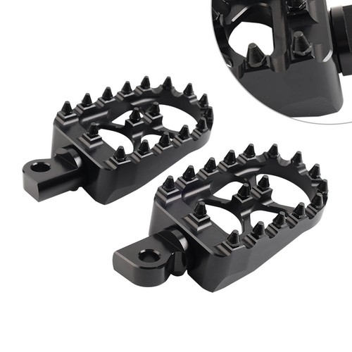 Cnc wide fat foot pegs - foot, mx