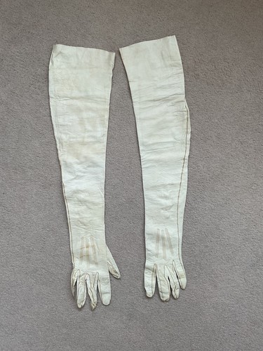 Vintage opera gloves - vintage, kid