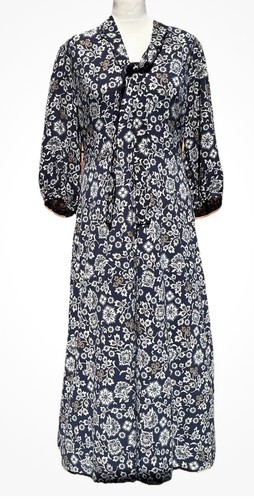 Next navy floral maxi - dress, uk