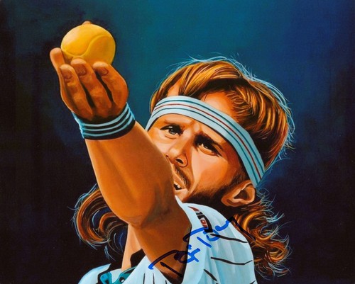 Bjorn borg hand signed 10x8 - hand,