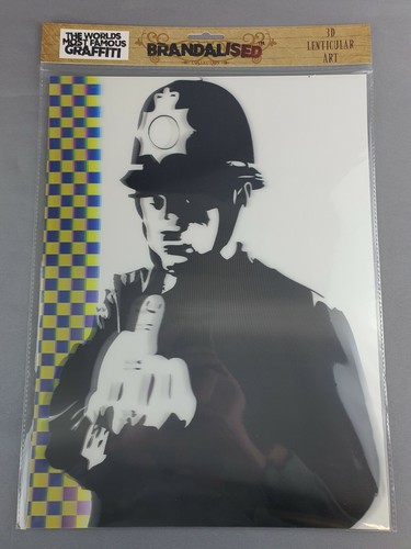 Banksy policeman graffiti - policeman,