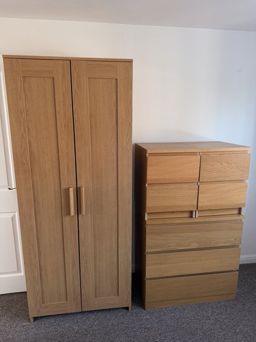 Ikea malm set drawers - 3,