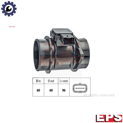 Mass air flow sensor 991 - mass, 1.991.301