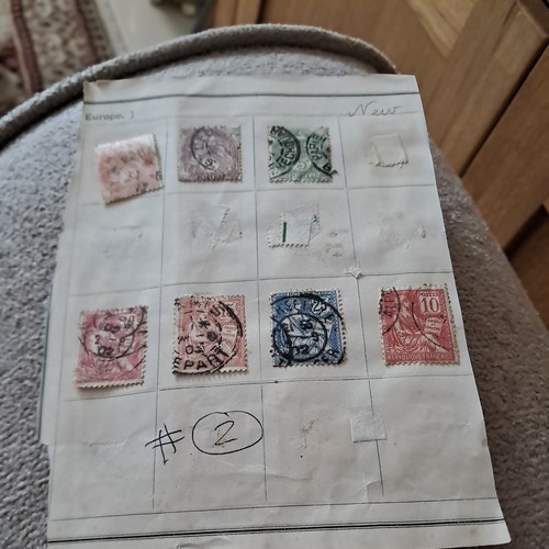 France old stamps 1870s - old,