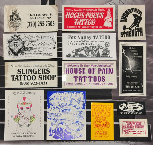 Vintage lot tattoo shops - 13,