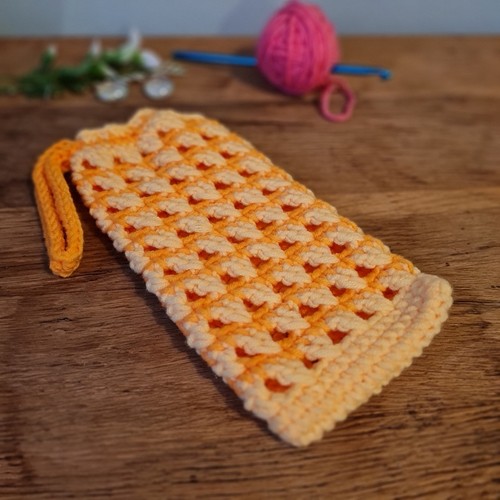 Handmade crochet phone case - crochet,