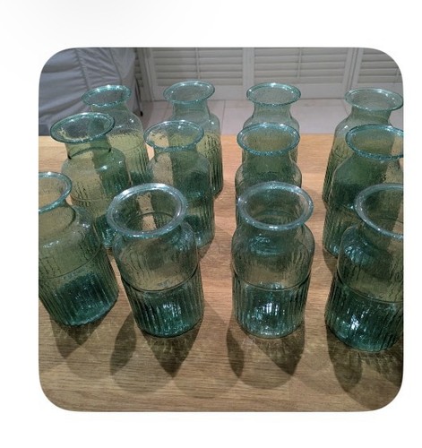 Glass bud vase set - glass,