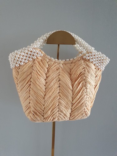 Zara straw bag - straw,