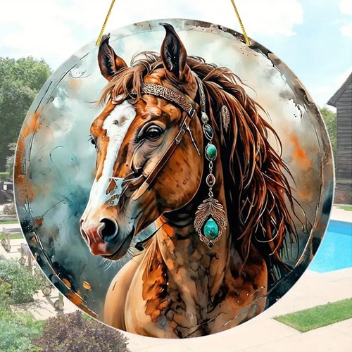 Gypsy horse sun catcher - sun,