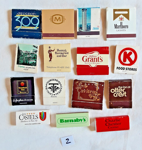 Vintage matchbooks - 15,