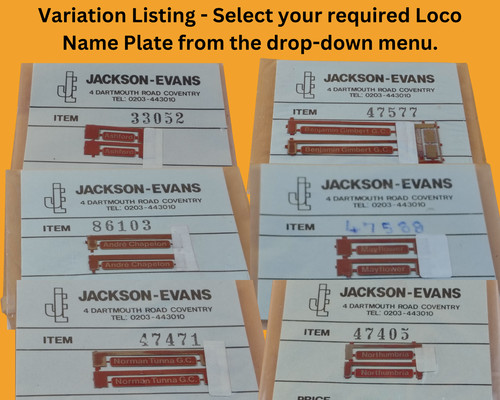 Choose jackson evans gauge - oo,