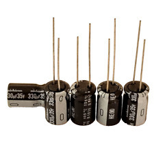 330uF 35v Nichicon Capacitor 105 C Electrolytic Low ESR 10mm x 16mm Pack of 5