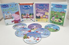 4x Peppa Pig DVD Bundle (6 DVD Discs) Winter Christmas Show Collection Birthday 