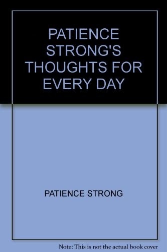 Patience strong thoughts for - patience,