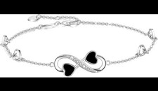 Sterling Silver Infinity Heart