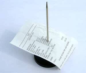 Paper spike file - paper, receipts